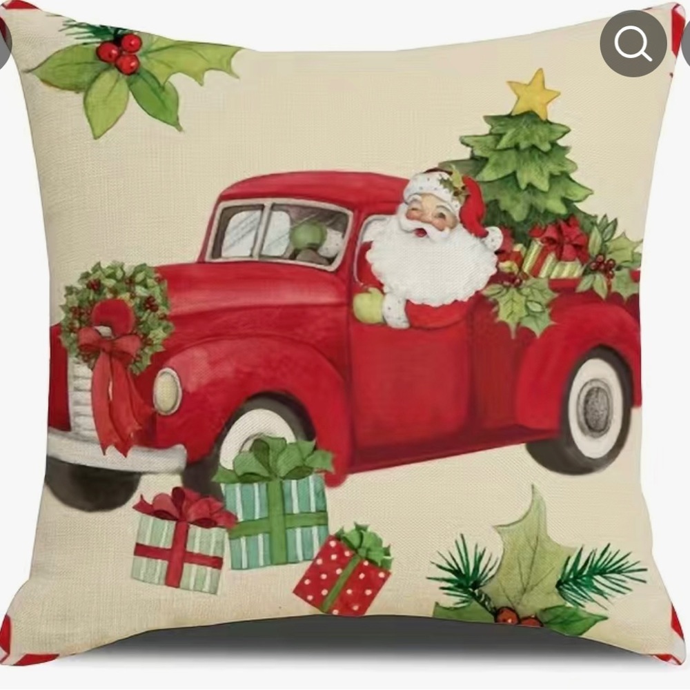 Christmas Pillowcases,17.7x17.7 Inch, Set Of 4, Pillow Inserts Not included B24 - Picture 4 of 6